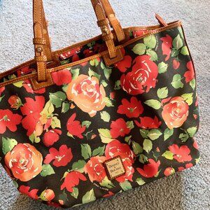 DOONEY & BOURKE ROSE GARDEN SHOPPER TOTE
